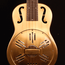 Republic Resonator Ukulele Gold