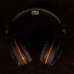 Orange Headphones