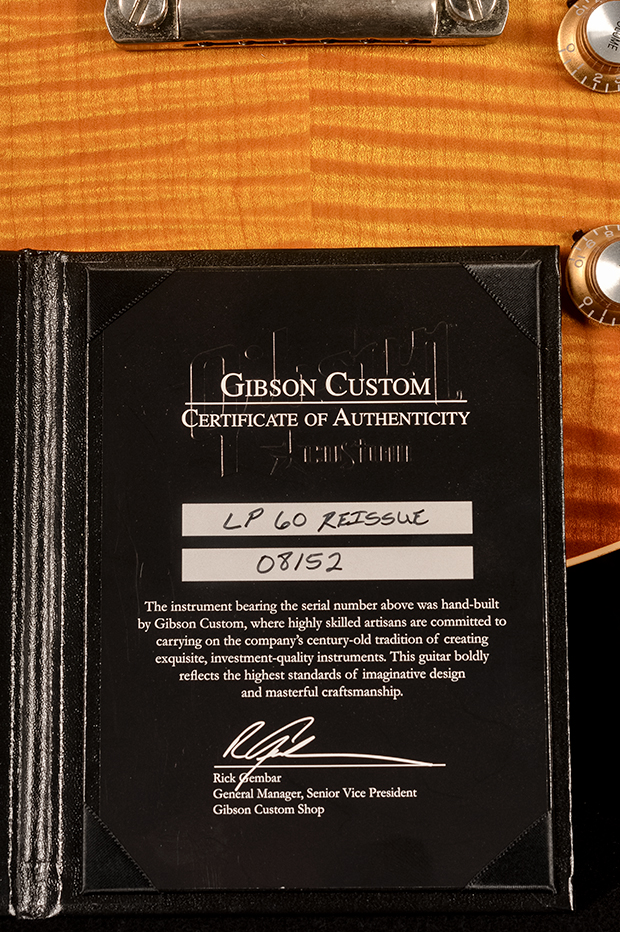 Gibson Les Paul Custom Shop 2008 RO VOS