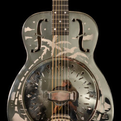 Continental Style O Resonator Guitar body front image view
