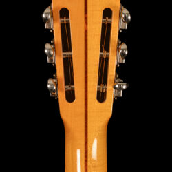 Continental Style O Resonator Guitar headstock back image view