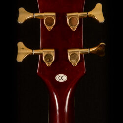 Epiphone Allen Woody Rumblekat Bass Wine Red headstock back image view