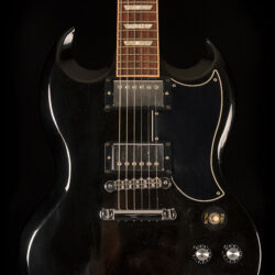 Gibson 50th Anniversary SG Standard 24 Ebony body front image view