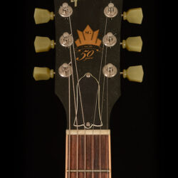 Gibson 50th Anniversary SG Standard 24 Ebony headstock front image view