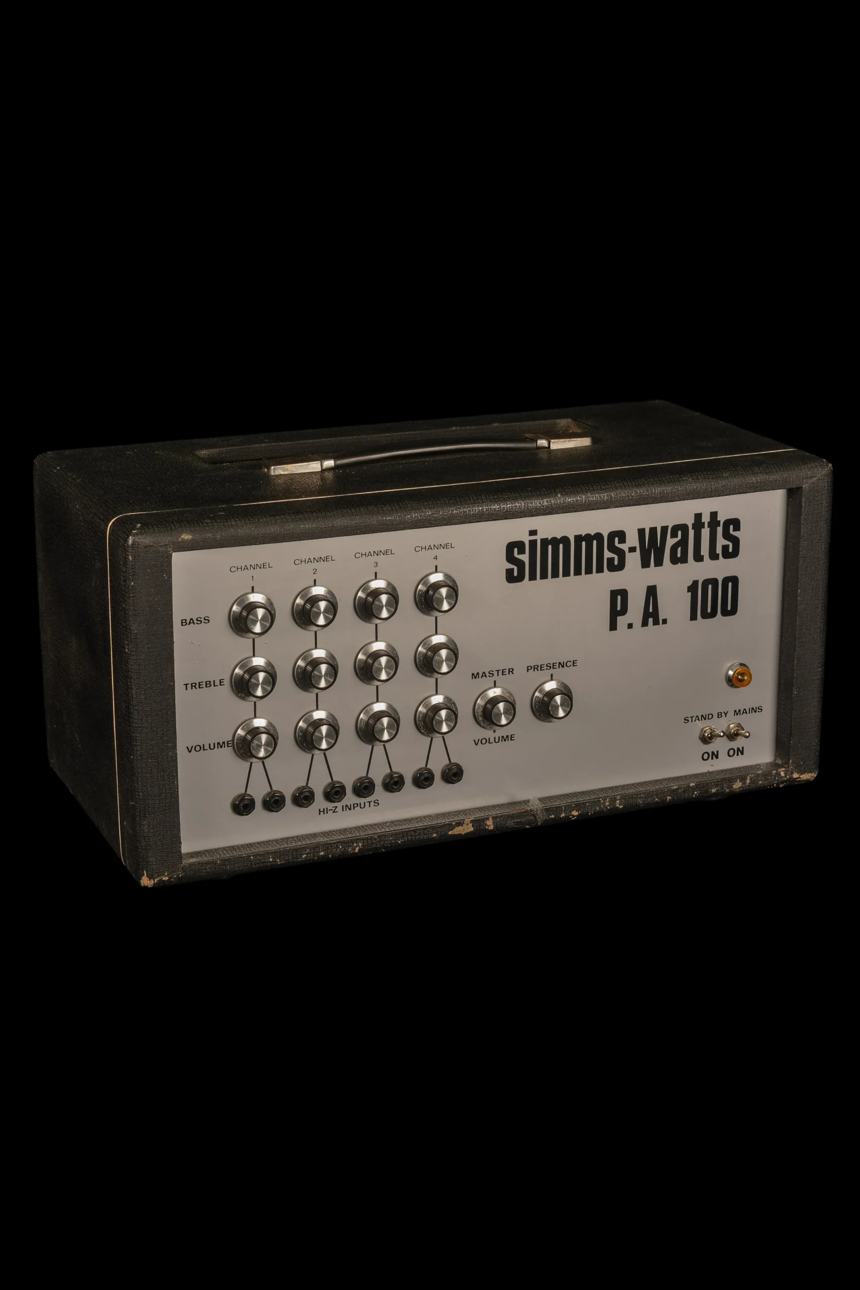 Simms-Watts PA100 100W 4 Channels Head