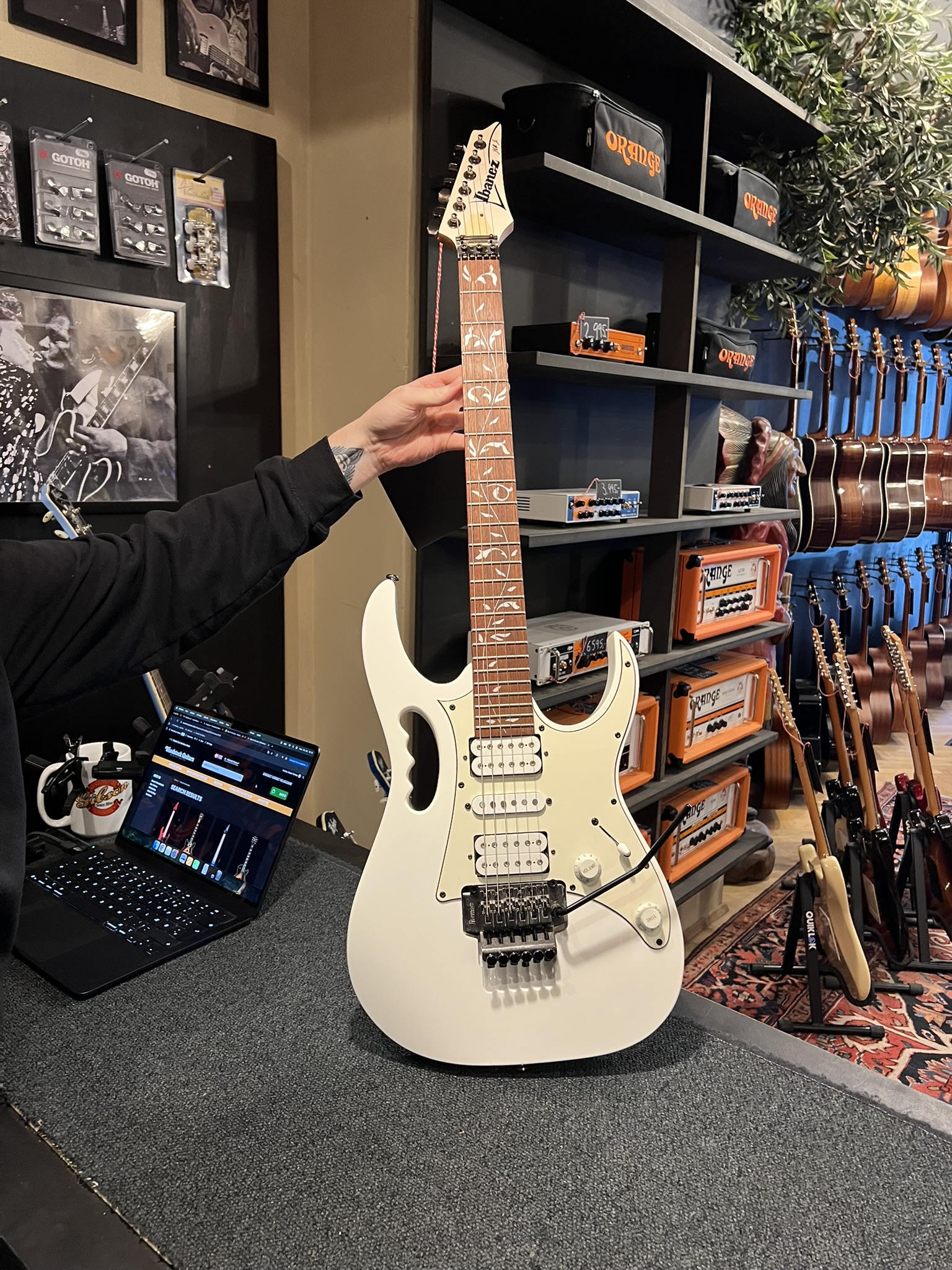 Betaling Ibanez Jem JR-WH BRUGT